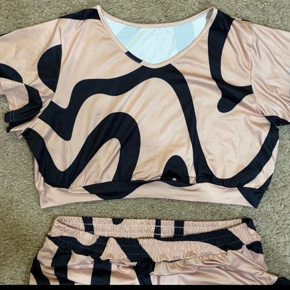Abstract Print 2pc Set - Picture 3 of 5